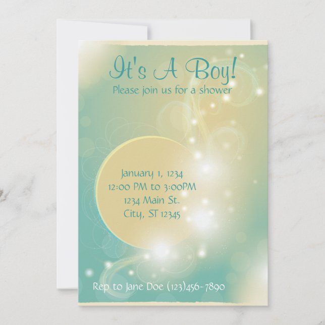 Magical Baby Shower Invitation (Front)