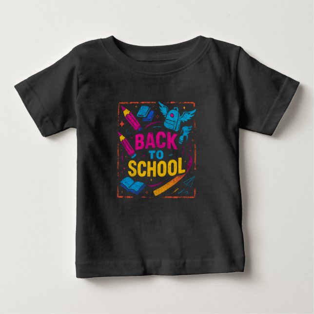 Magical Back to School – Fantasy Dream Design Baby T-Shirt (Front)