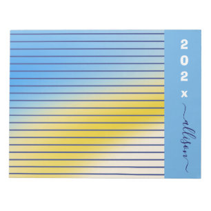 Magical background name Personalised Notepad