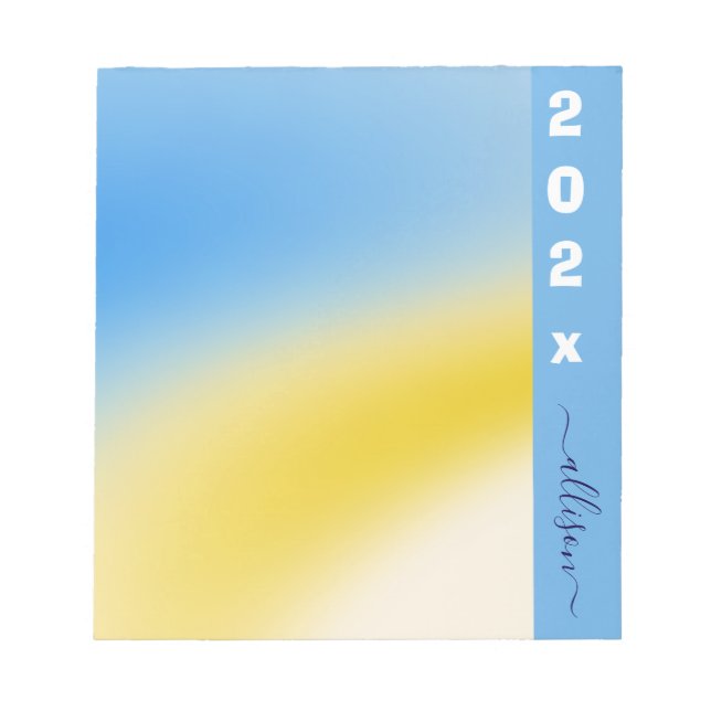 Magical background name Personalised  Notepad (Front)