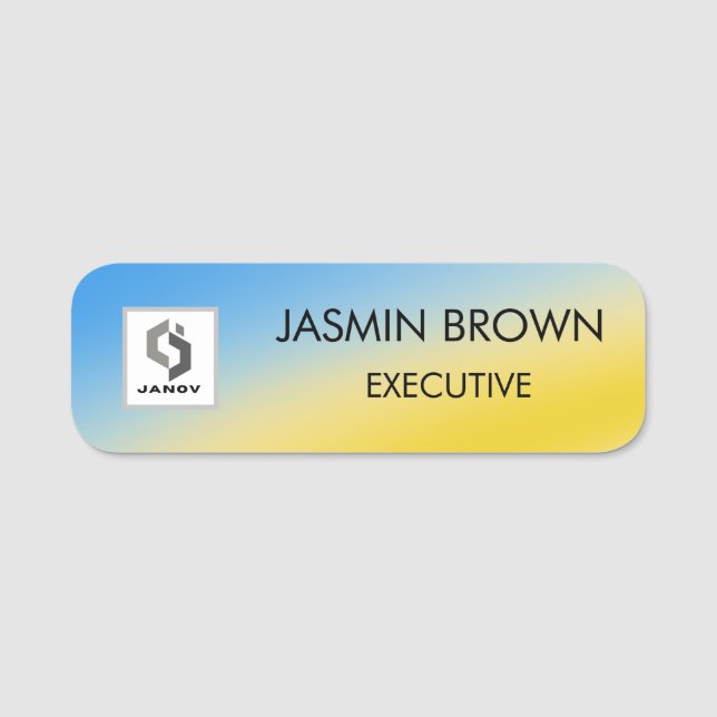 Magical background name Personalised  Tag (Front)