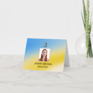 Magical background name Personalised Thank You Card