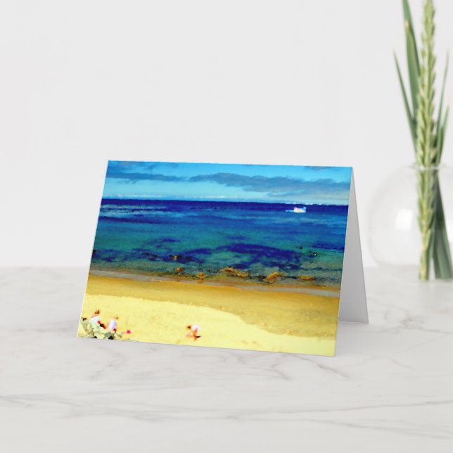 Magical Beach Day Card (Front)