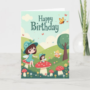 Magical Beings Birthday Card