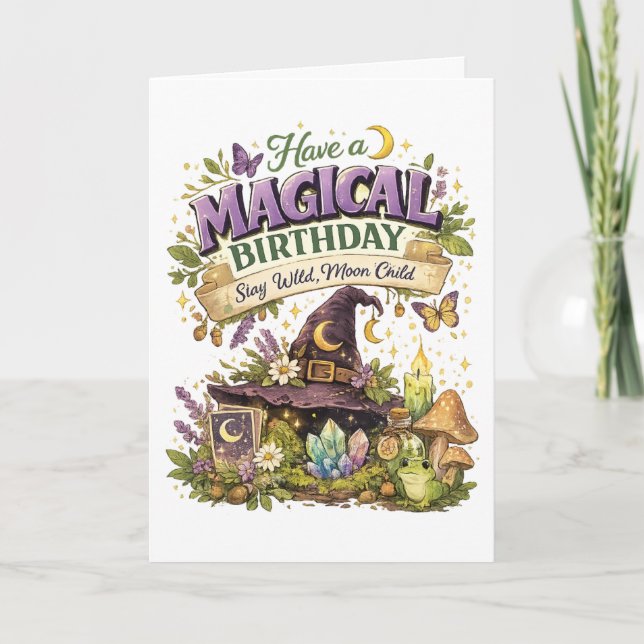 Magical Birthday Card (Front)