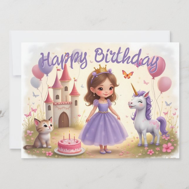 Magical Birthday in a Fairy Tale World (Front)