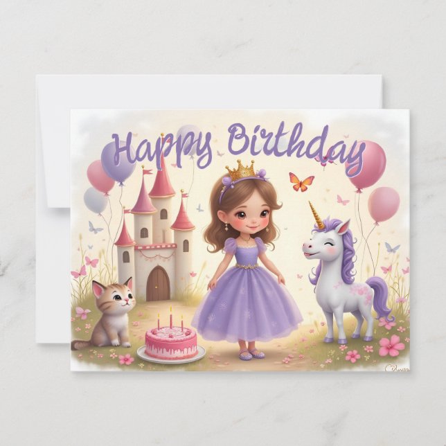 Magical Birthday in a Fairy Tale World (Front)