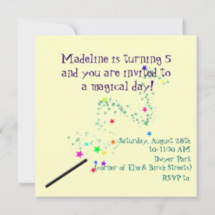 Magical Birthday Invitation 3