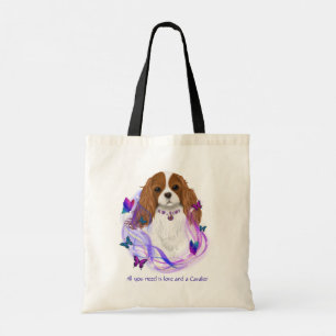 Magical Blenheim Cavalier King Charles Spaniel   Tote Bag
