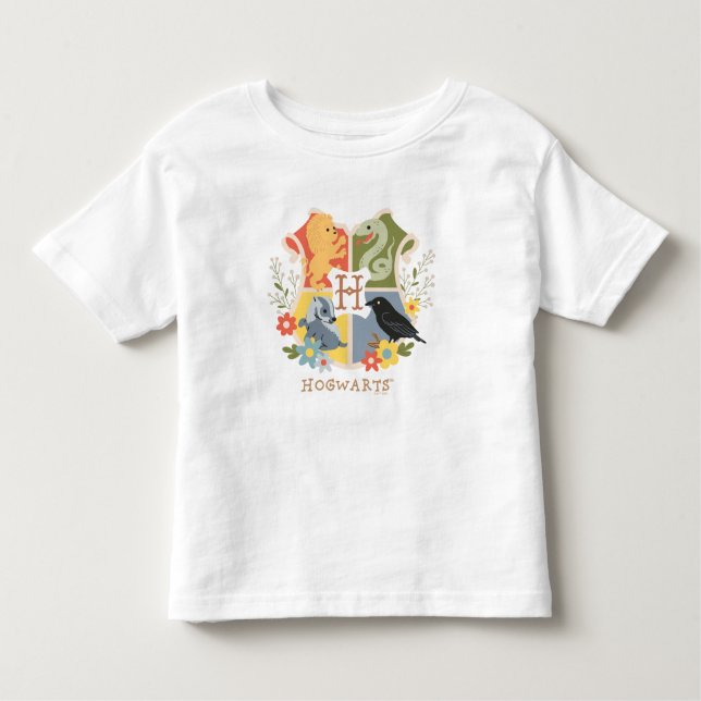 Magical Blooms HOGWARTS™ Crest Toddler T-Shirt (Front)