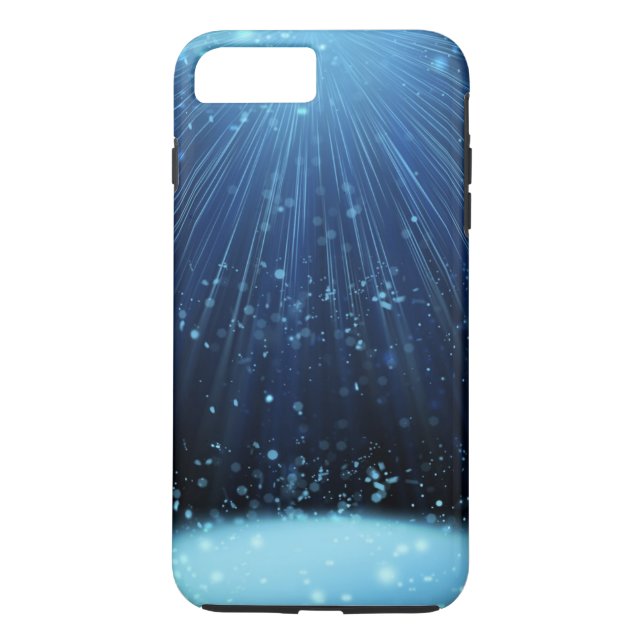 Magical Blue Abstract Case-Mate Tough Case-Mate iPhone Case (Back)