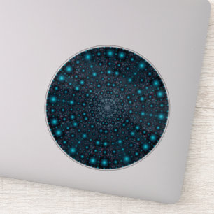 Magical Blue Glow Mandala