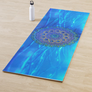 Magical Blue Mandala Yoga Mat