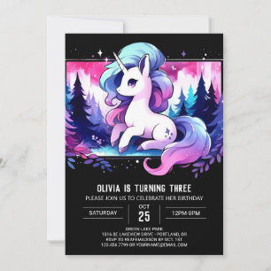Magical Boho Horse Birthday Invitation