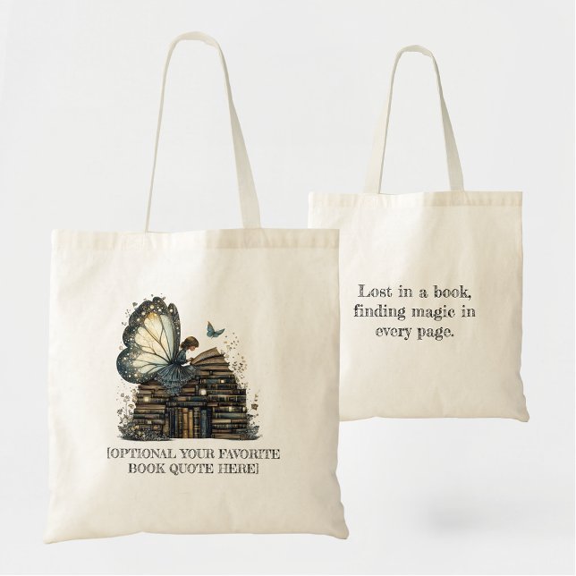 Magical Book Fairy Tote Bag (Creator Uploaded)