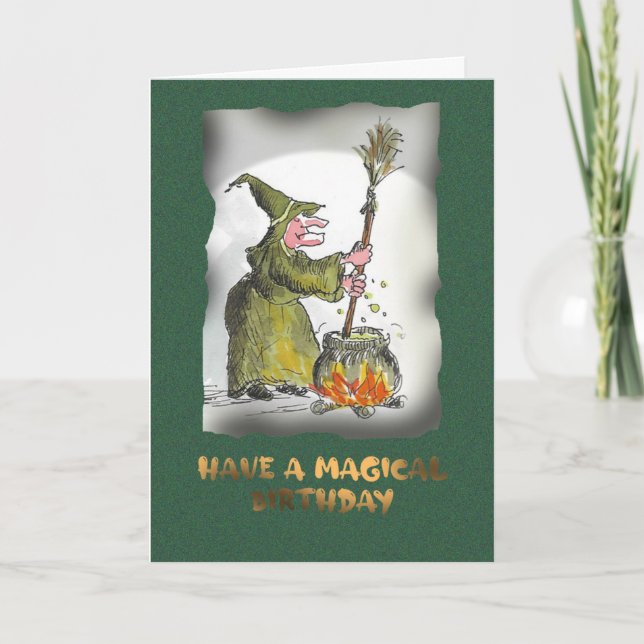 Magical Brthday Card (Front)