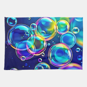 Magical Bubble Colours Tea Towel