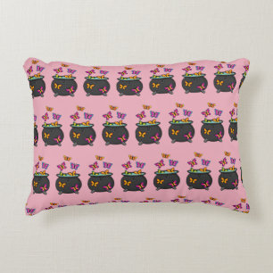 Magical Butterflies from a Cauldron Decorative Cushion