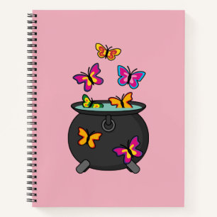 Magical Butterflies from a Cauldron Notebook