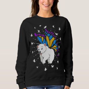 Magical Butterflies Insect Arctic Animal Polar Be Sweatshirt