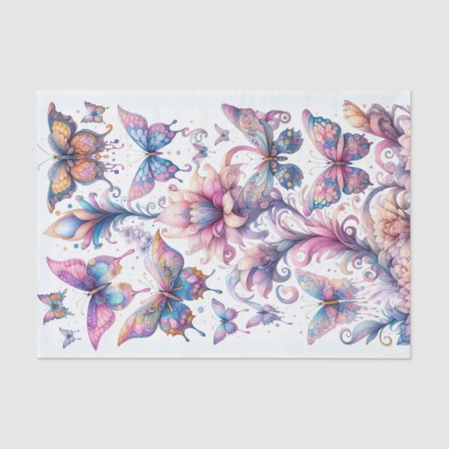 Magical Butterflies Tissue Paper (Front)