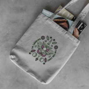 Magical Butterfly And Crystals Tote Bag