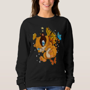 Magical Butterfly Insect Cute Animal Cat Pet Owne Sweatshirt