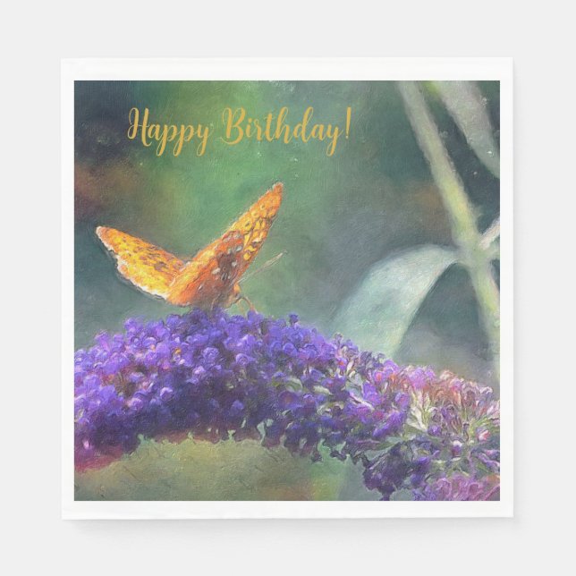 Magical Butterfly Napkin (Front)