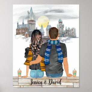 Magical Castle Wizard Portrait, Wizards Print