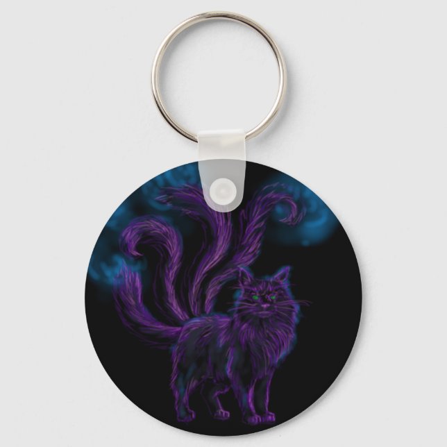 Magical Cat Key Ring (Front)