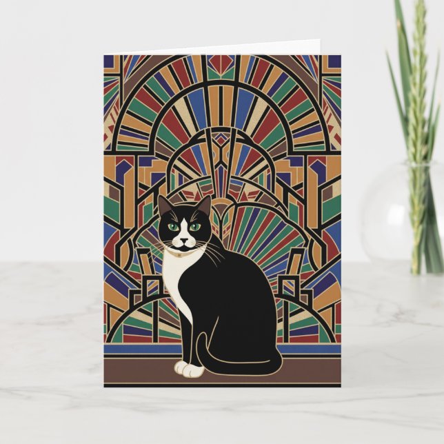Magical Cat Note Card (Front)
