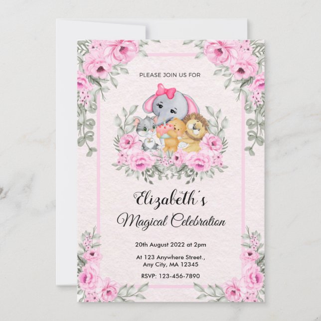 Magical Celebration Baby Shower Invitation (Front)