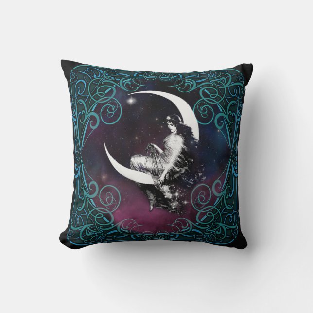 Magical Celestial Moon Lady Cushion (Front)