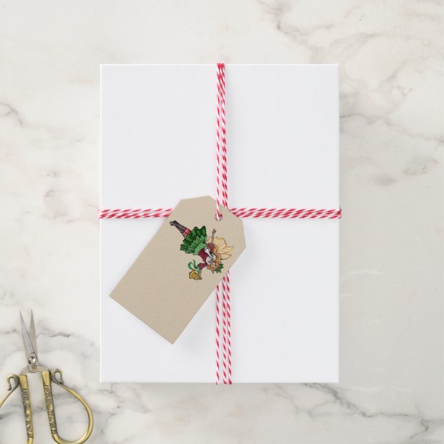 Magical Christmas Bell Fairy Gift Tags (With Twine)