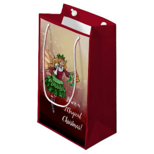 Magical Christmas Bell Fairy Small Gift Bag