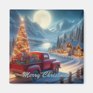 Magical Christmas Eve Delivery Magnet