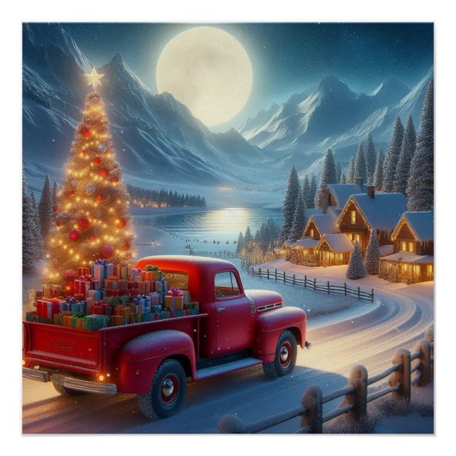Magical Christmas Eve Delivery Poster (Front)