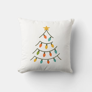 Magical Christmas Light Tree Glow Cushion