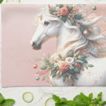 Magical Christmas New Year Horse