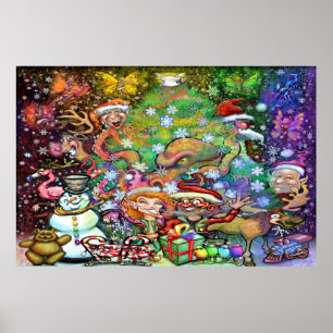 Magical Christmas Party Poster