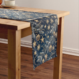 Magical Christmas Pattern Short Table Runner