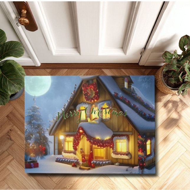 Magical Christmas Scene Doormat (Creator Uploaded)