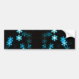 Magical Christmas Snowflakes Bumper Sticker