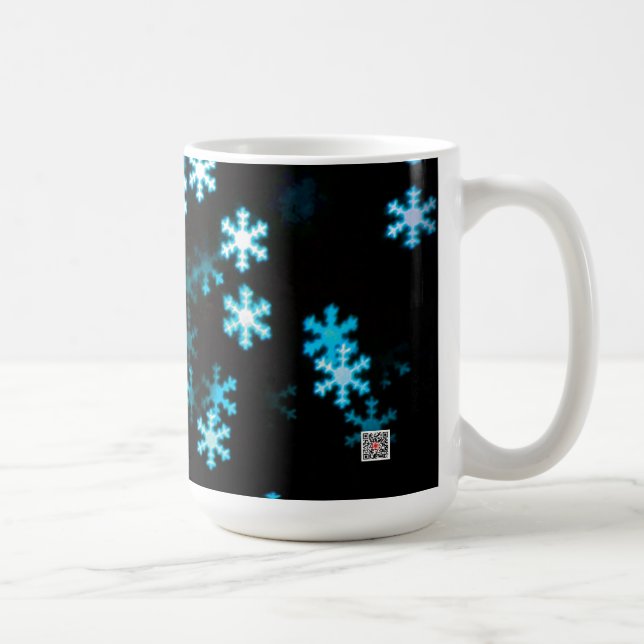 Magical Christmas Snowflakes Coffee Mug (Right)