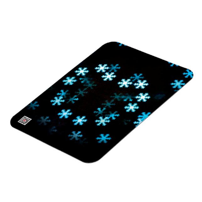Magical Christmas Snowflakes Magnet (Left Side)