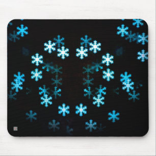 Magical Christmas Snowflakes Mouse Pad