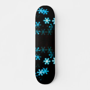 Magical Christmas Snowflakes Skateboard