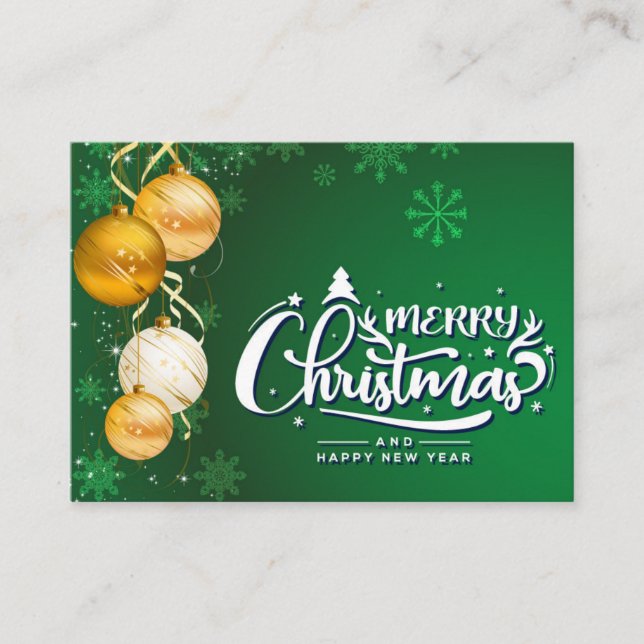 Magical Christmas Spirit Loyalty Card (Front)