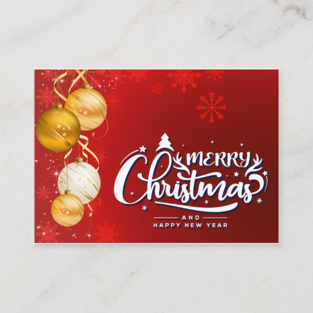 Magical Christmas Spirit Loyalty Card (Front)