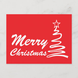 Magical Christmas Tree Holiday Postcard